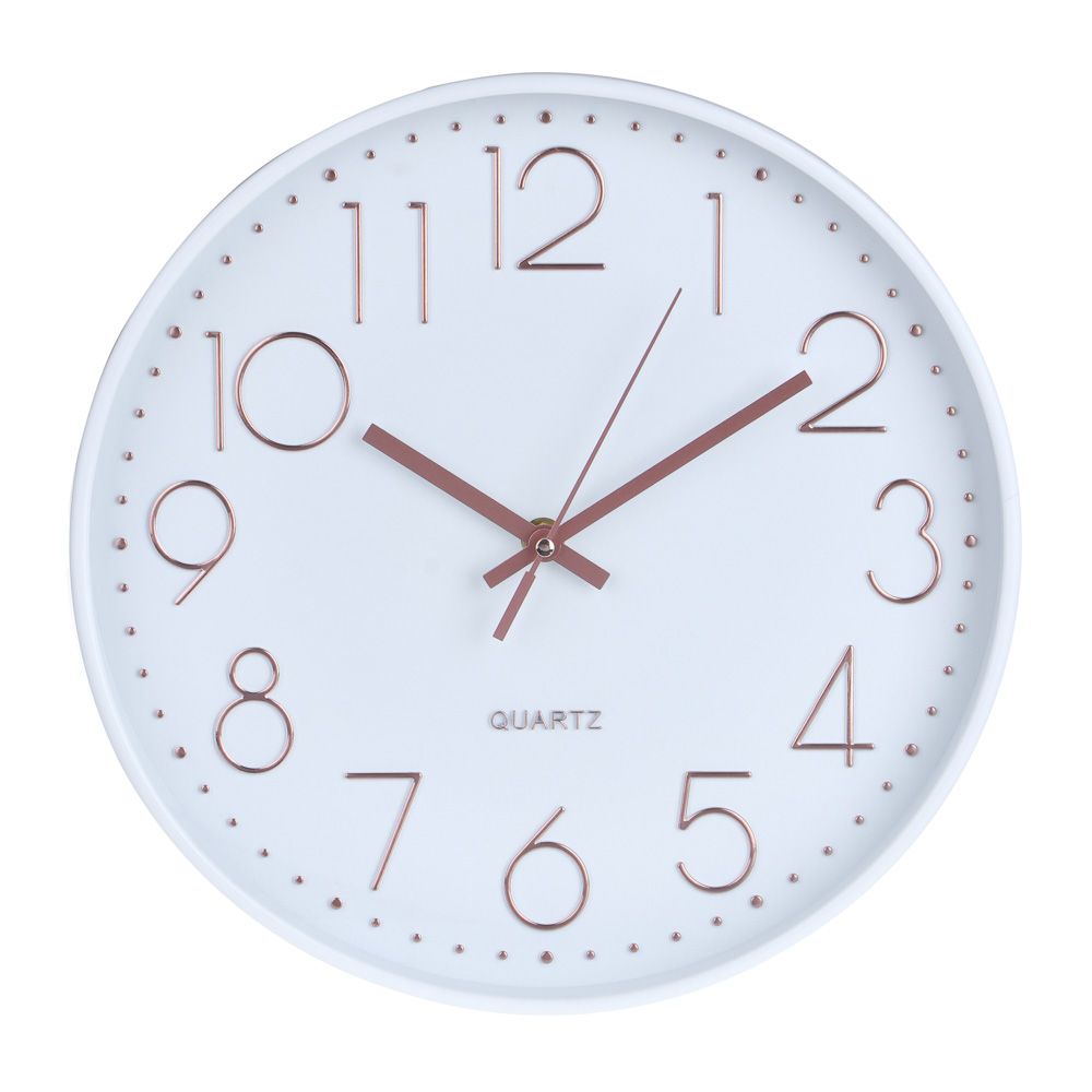 LADECOR CHRONO Часы настенные круглые, пластик, d30 см, 1xAA, арт.06-15, арт.№ 581-272