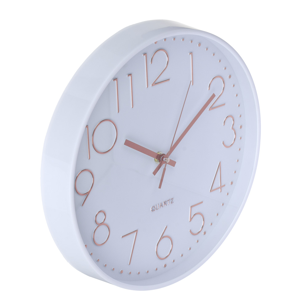 LADECOR CHRONO Часы настенные круглые, пластик, d30 см, 1xAA, арт.06-15, арт.№ 581-272