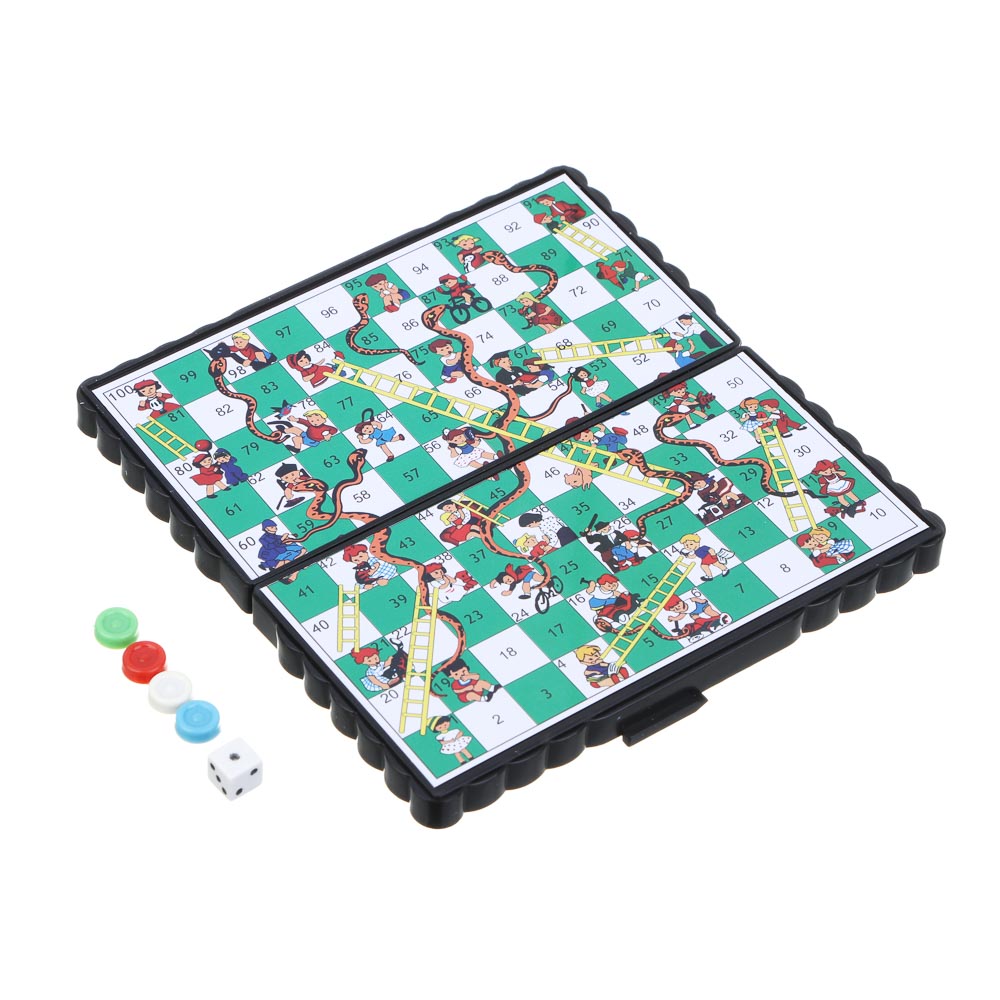 BY Сказки Игра магнитная дорожная, 2 вида, 13х13см, пластик, металл, арт.№ 138-005