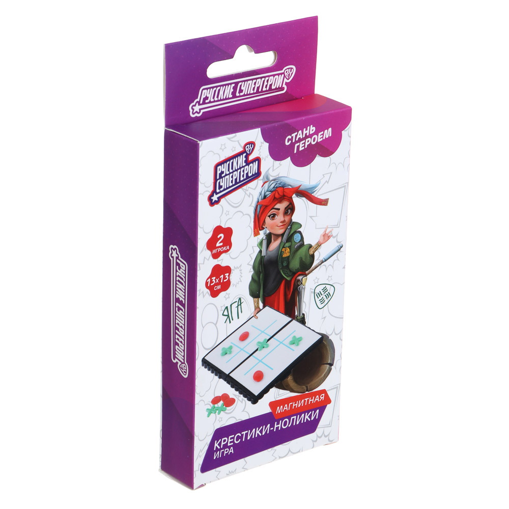 BY Сказки Игра магнитная дорожная, 2 вида, 13х13см, пластик, металл, арт.№ 138-005