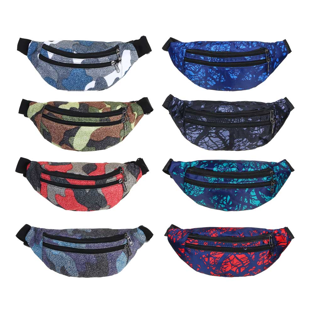 ЮL Сумка поясная, 31х15см, полиэстер, 2 дизайна, арт.№ 337-117