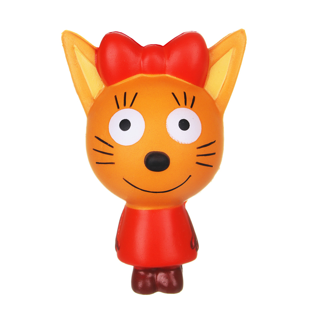 ИГРОЛЕНД Мялка сквиш "Три кота", ПУ, 12х7,5см, 6 дизайнов, арт.№ 297-073