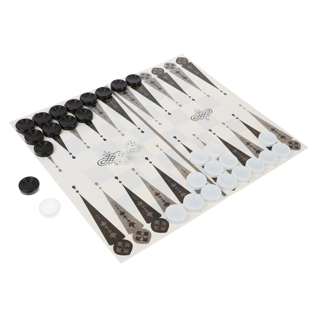 Шахматы, Шашки + Нарды "Бум Цена", арт.№ 539-105