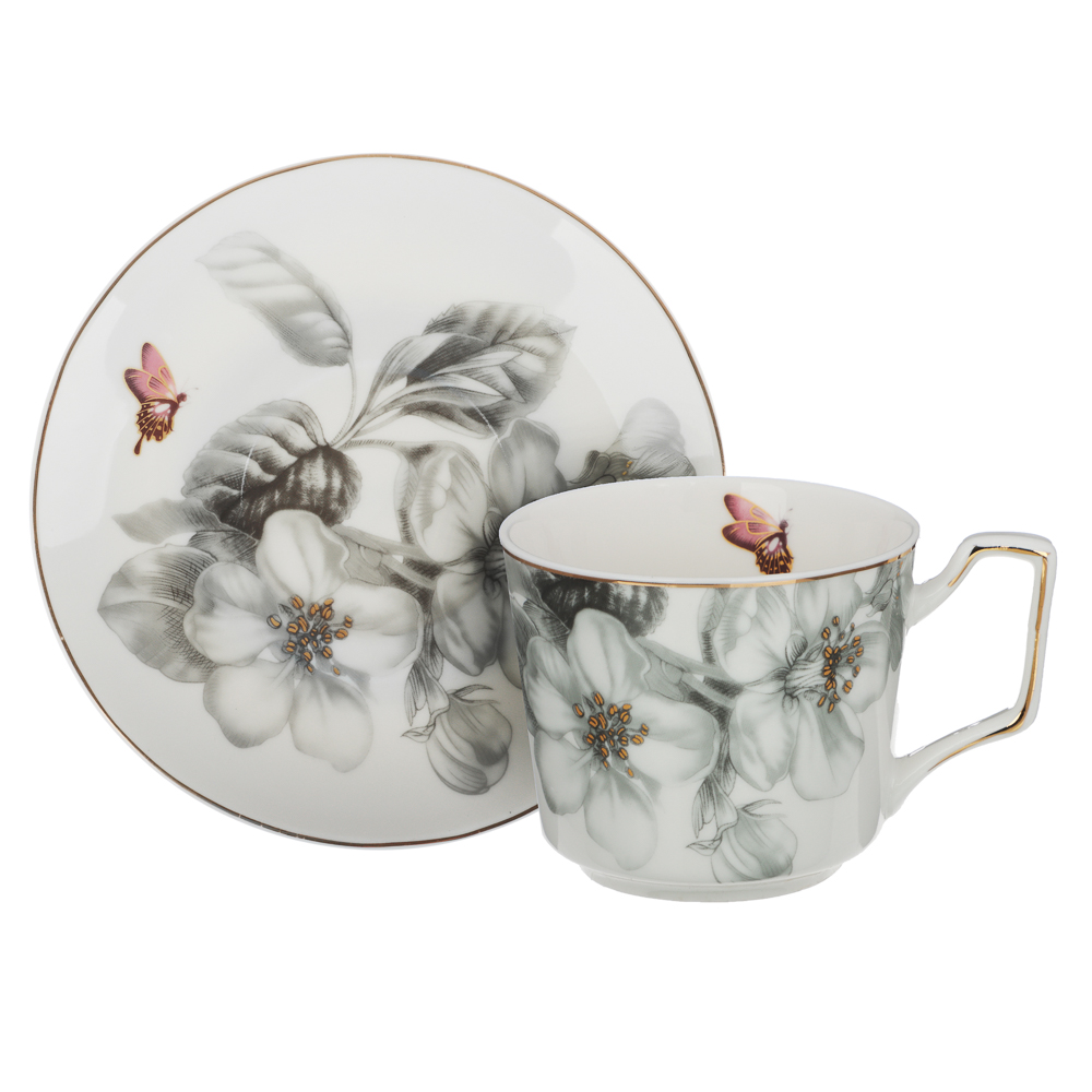 MILLIMI Гарден Набор чайный 2 пр., 260мл, 15см, костяной фарфор, арт.№ 802-127