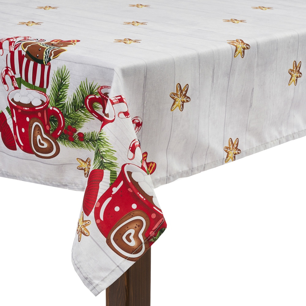 PROVANCE Имбирный пряник Скатерть текстильная 110х140см с водоотталк.пропиткой, 100% полиэстер, арт.№ 492-185