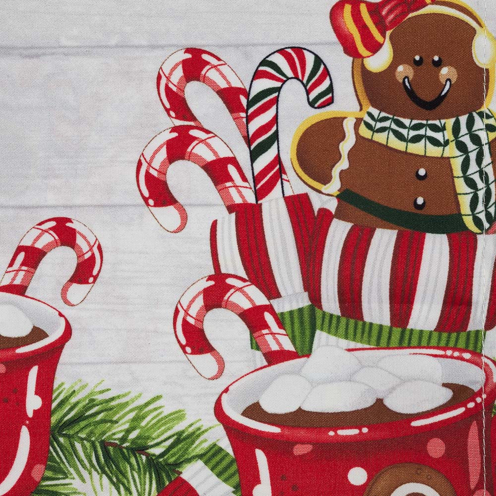 PROVANCE Имбирный пряник Скатерть текстильная 110х140см с водоотталк.пропиткой, 100% полиэстер, арт.№ 492-185