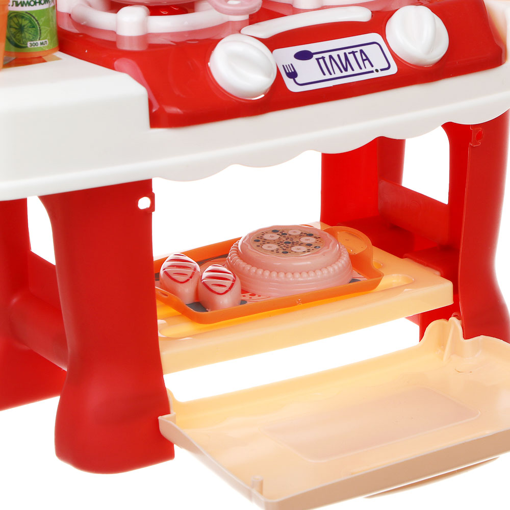 ИГРОЛЕНД Игровой набор Кухня сборная в виде домика, PP, картон, 33х6х26 см, 2 цвета, арт.№ 294-218