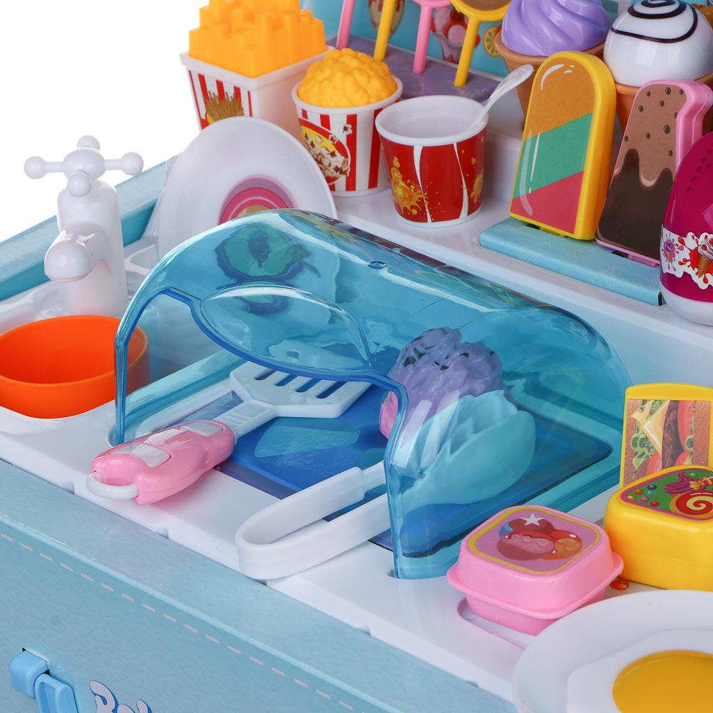 ИГРОЛЕНД Игровой набор Кухня в чемодане, PP, ABS, 39х26х10,5 см, арт.№ 294-219