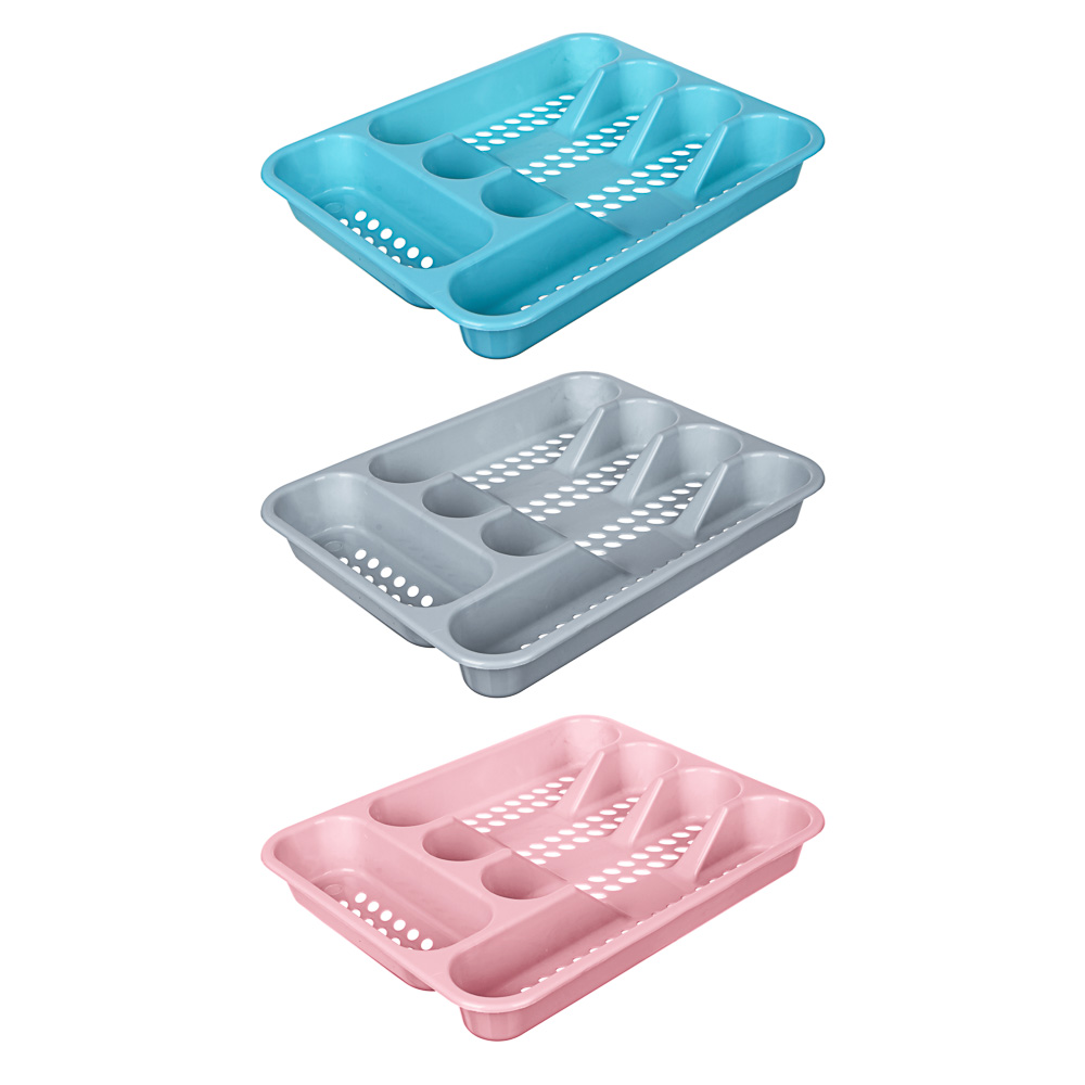 VETTA Лоток для столовых приборов, 5 секций, пластик, 33х26х4,5см, "Кантри", 4845, арт.№ 485-050