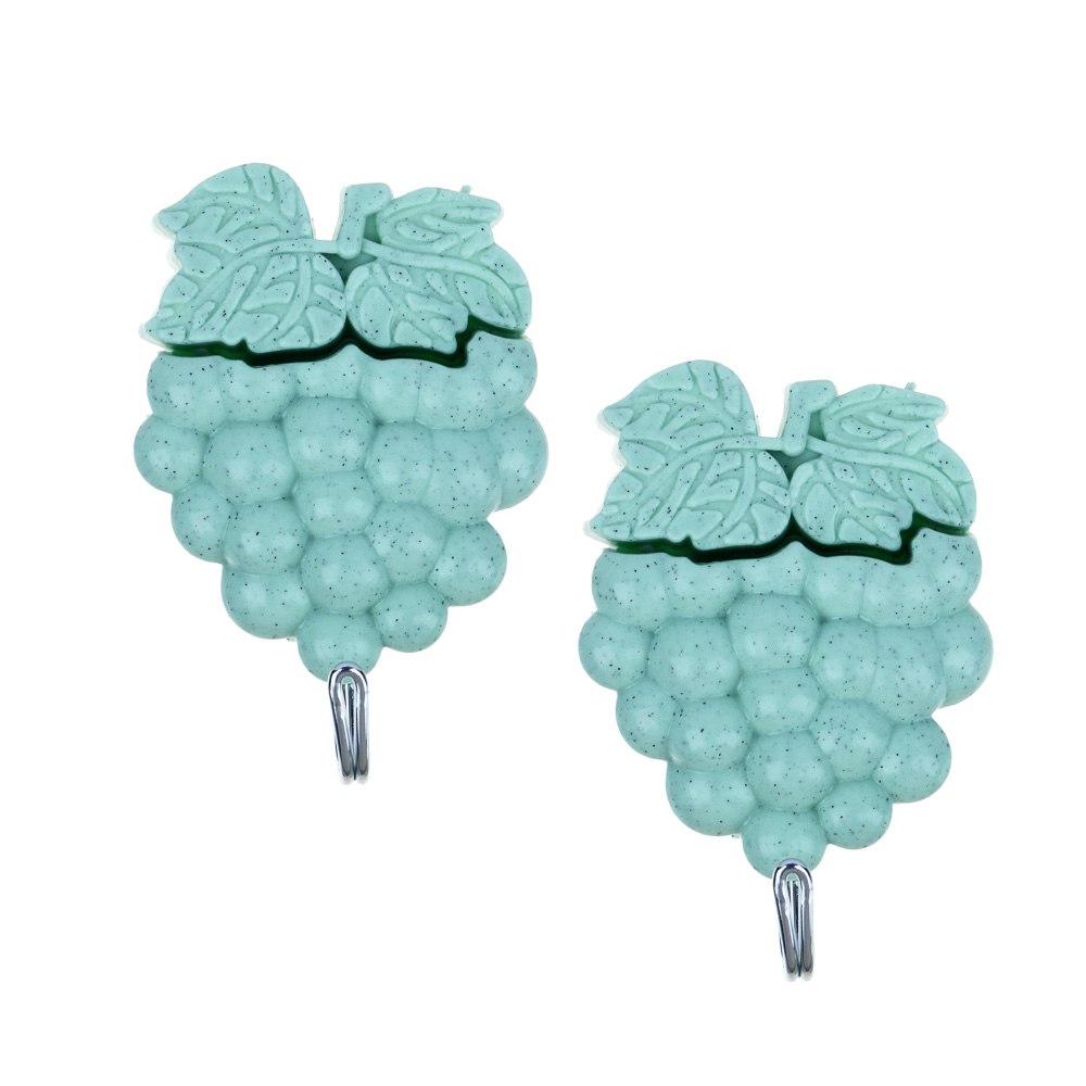 VETTA Крючки самоклеящиеся в пакете, 2 шт, пластик, металл, 3 дизайна, WF-038, арт.№ 440-079