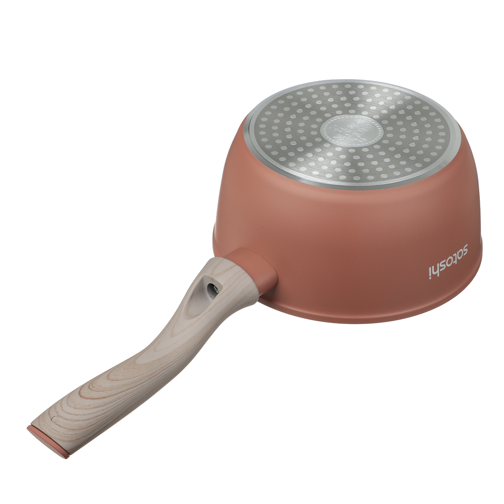 SATOSHI Комбелло Ковш 1,3л, d16см, с крышкой, антипригарное покрытие, индукция, арт.№ 846-013