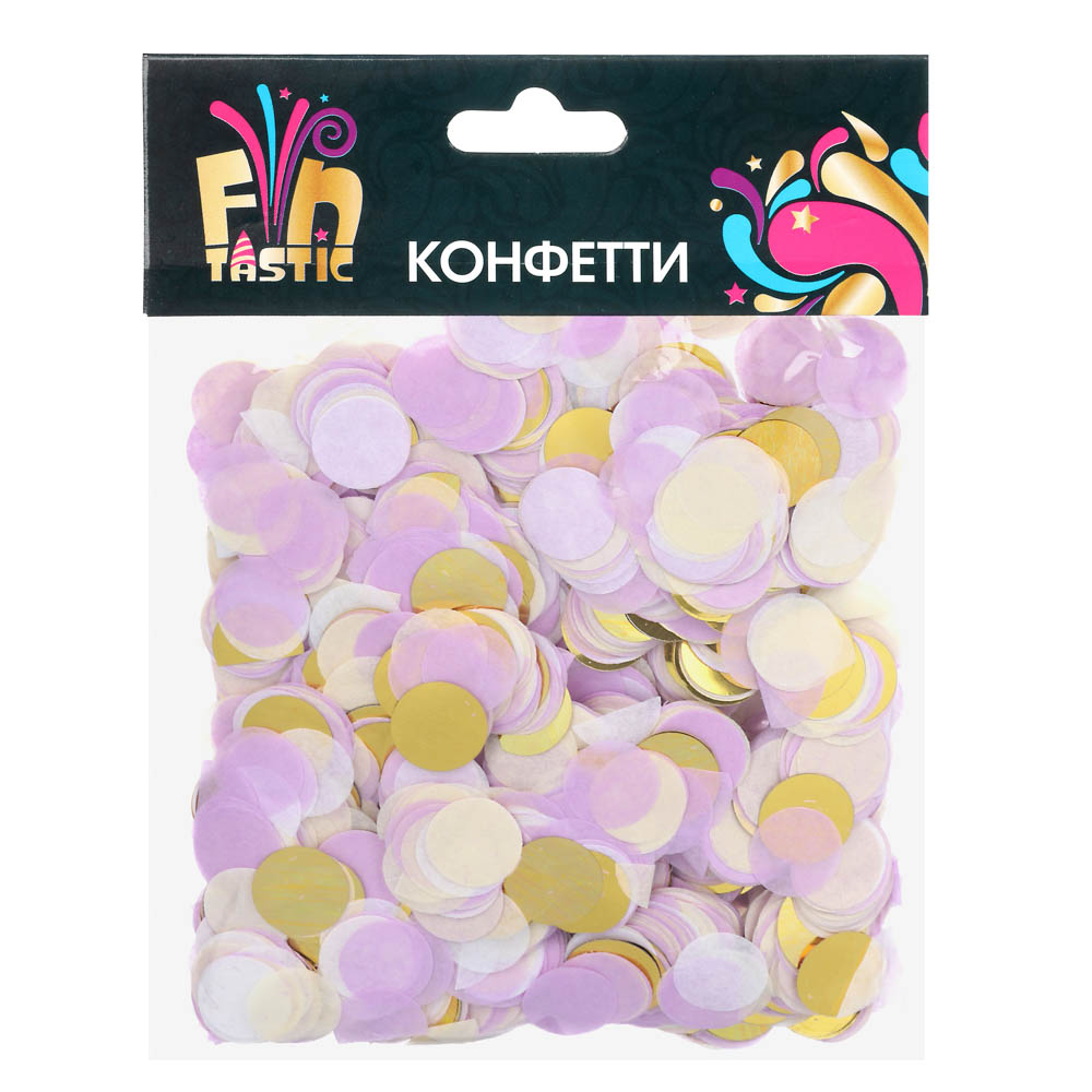Конфетти тм Fntastic, 30 г, фольга, 6 видов, арт.№ 585-026