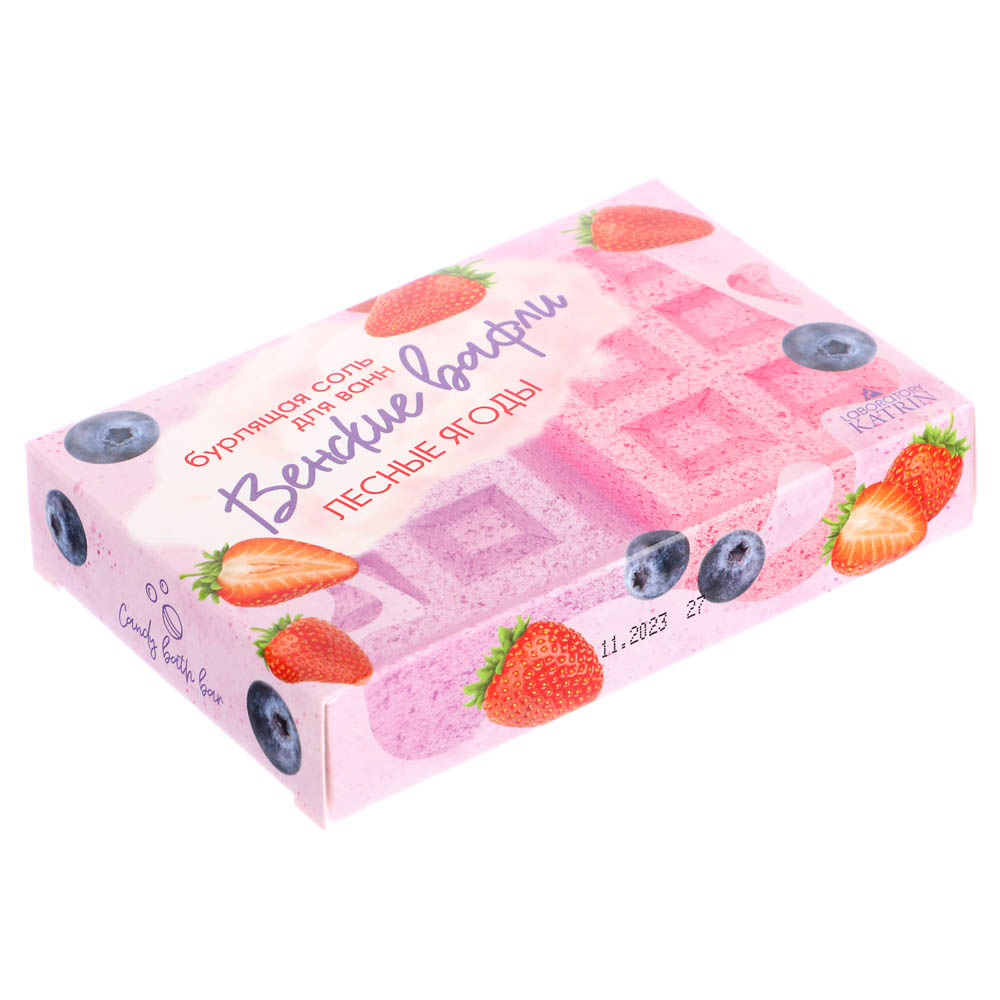 Набор шипучей соли "Венские вафли" Лесные ягоды, к/к, 2х90 г, арт.№ 953-008