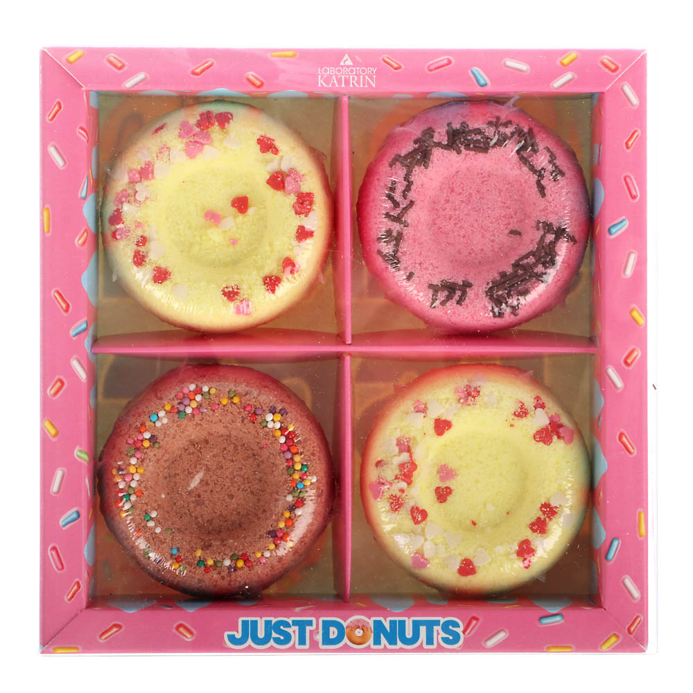 Набор шипучей соли "Just donats", к/к, 4х60 г, арт.№ 953-013