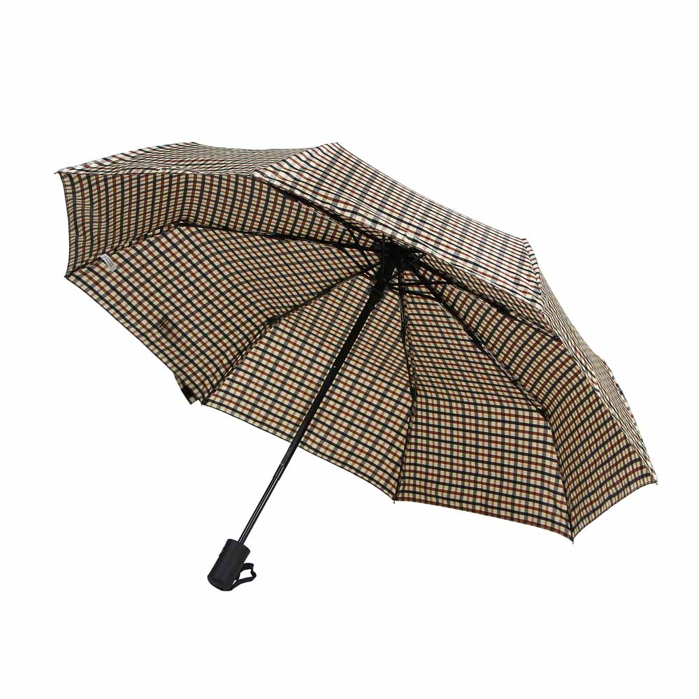 Зонт универсальный, автомат, металл, пластик, эпонж, d96см, 8 спиц, 3 цвета, арт.№ 302-329