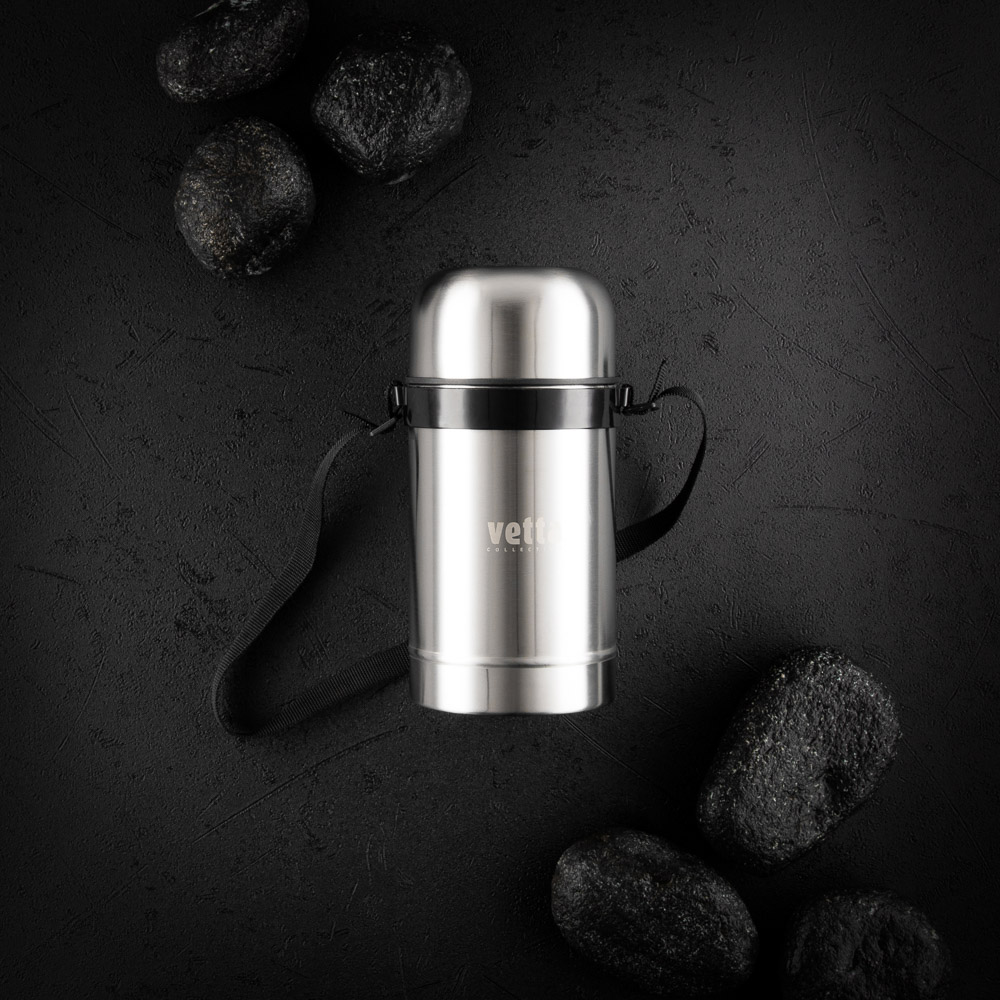 VETTA Термос металлический "Суповой" с широким горлом 0,75л серебристый, арт.№ 841-072