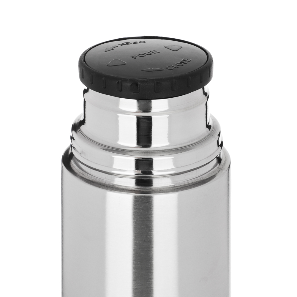 VETTA Термос 1,00л "Буллет" для напитков, серебристый, нержавеющая сталь, арт.№ 841-787