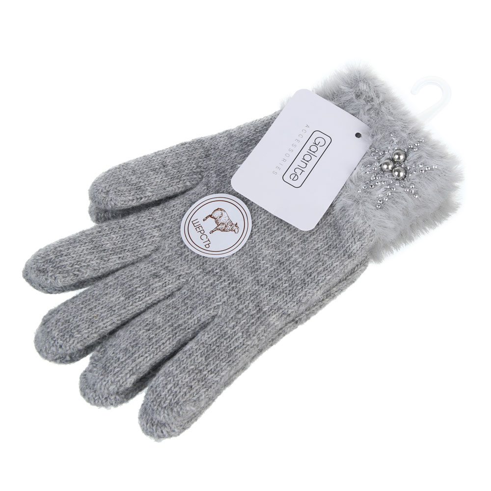 GALANTE Перчатки детские, р.16, 2 дизайна, 3 цвета, СЗПВ24-23, арт.№ 363-382