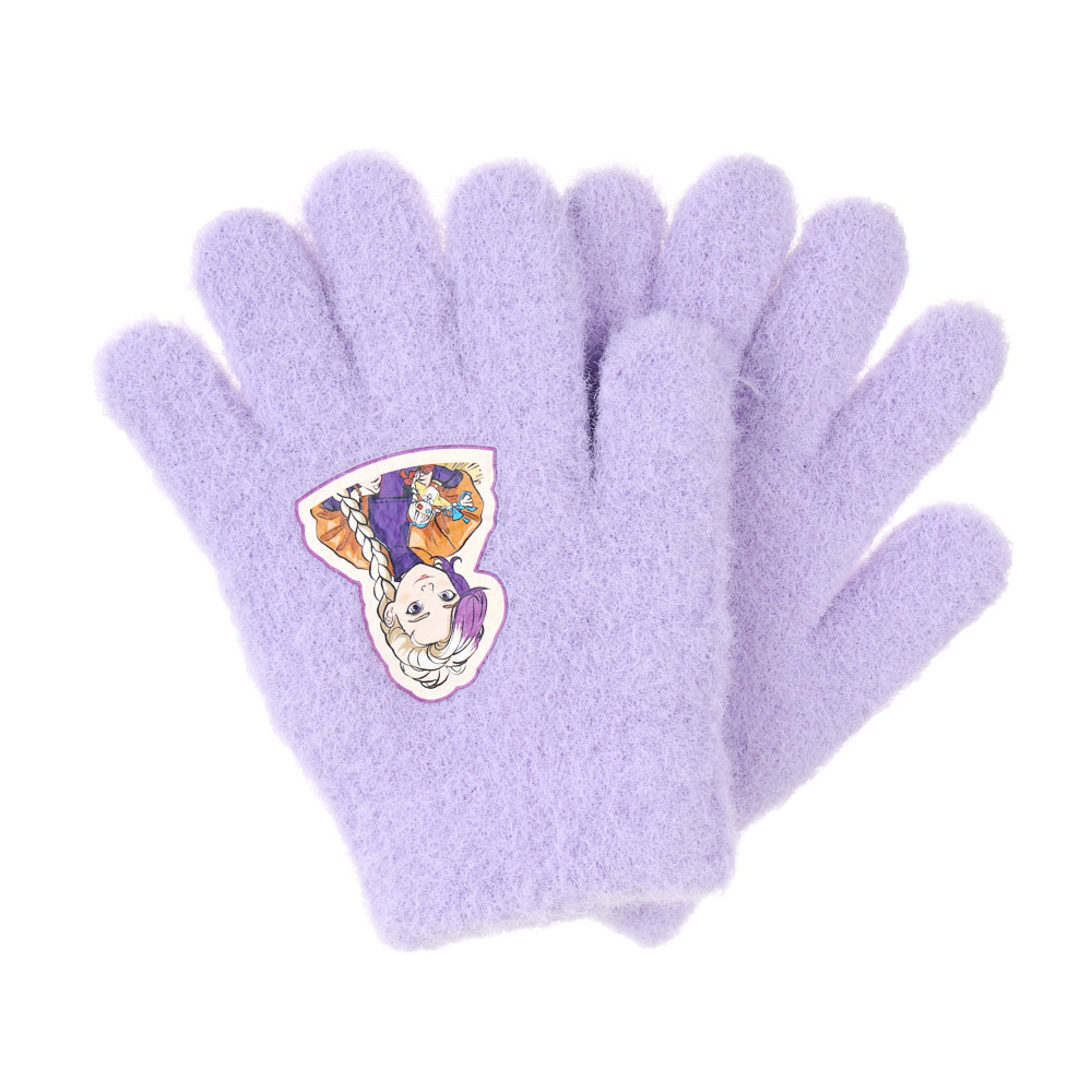 BY Русские Супергерои Перчатки детские двухслойные с термоаппликацией, р.14, 2 дизайна, СЗПВ24-24, арт.№ 363-383