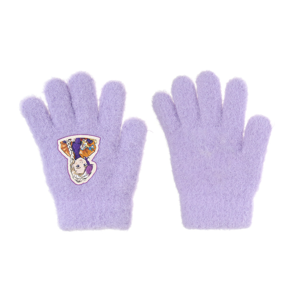 BY Русские Супергерои Перчатки детские двухслойные с термоаппликацией, р.14, 2 дизайна, СЗПВ24-24, арт.№ 363-383