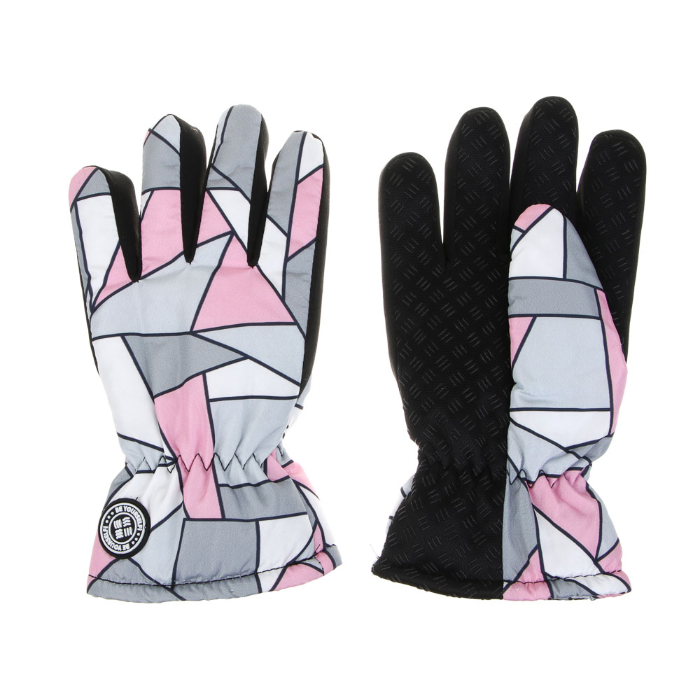 BY Русские Супергерои Перчатки подростковые утепленные с эмблемой, р.16, 4 цвета, СЗПВ24-26, арт.№ 363-385