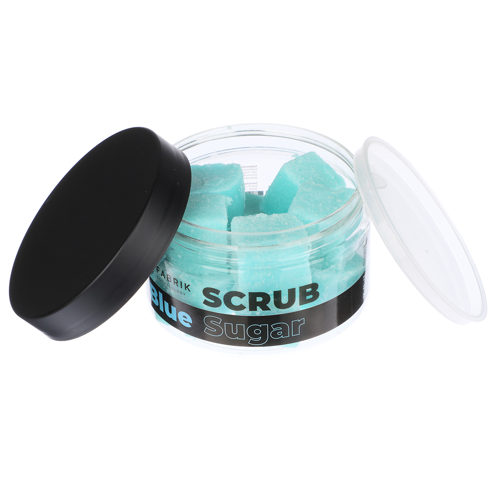 Скраб-кубики для тела сахарный FABRIK COSMETOLOGY, 4 вида, п/б, 200гр, арт.№ 977-008