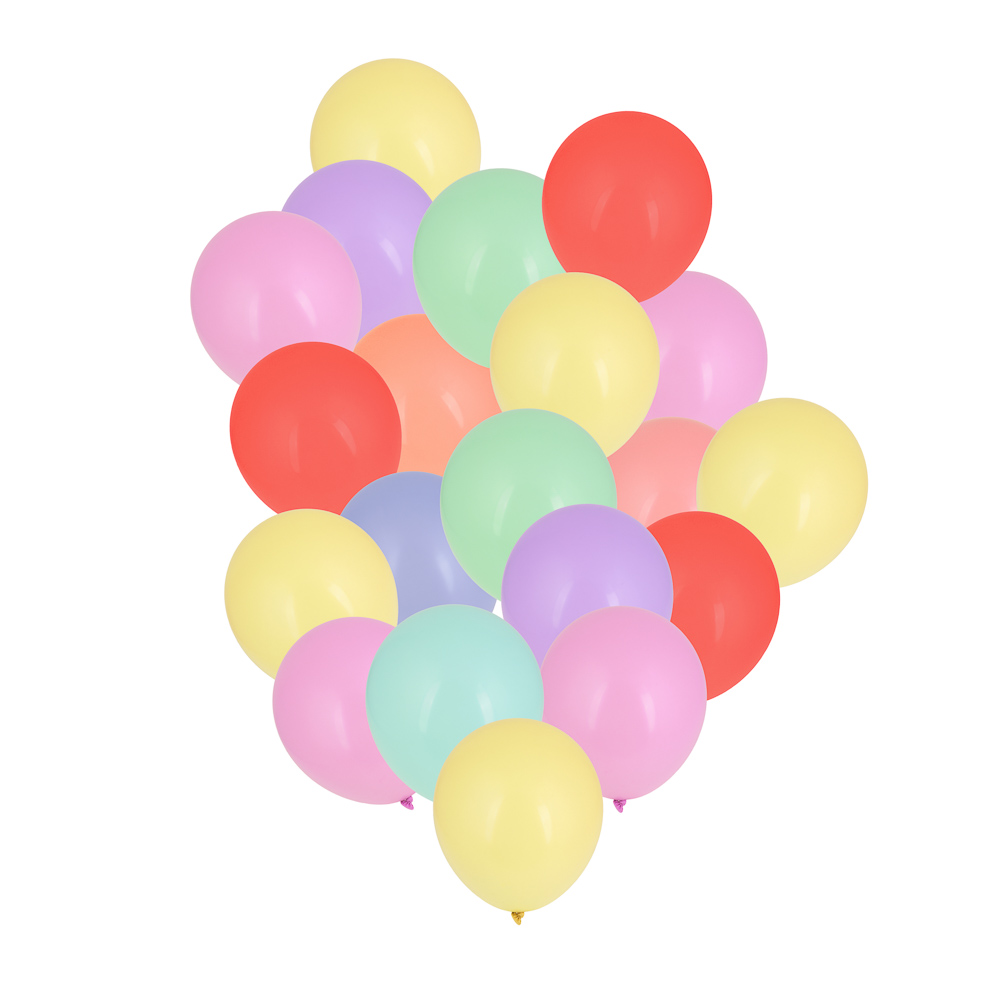 Набор воздушных шаров тм Fntastic, "Микс" 10", пастель 25шт, арт.№ 513-195