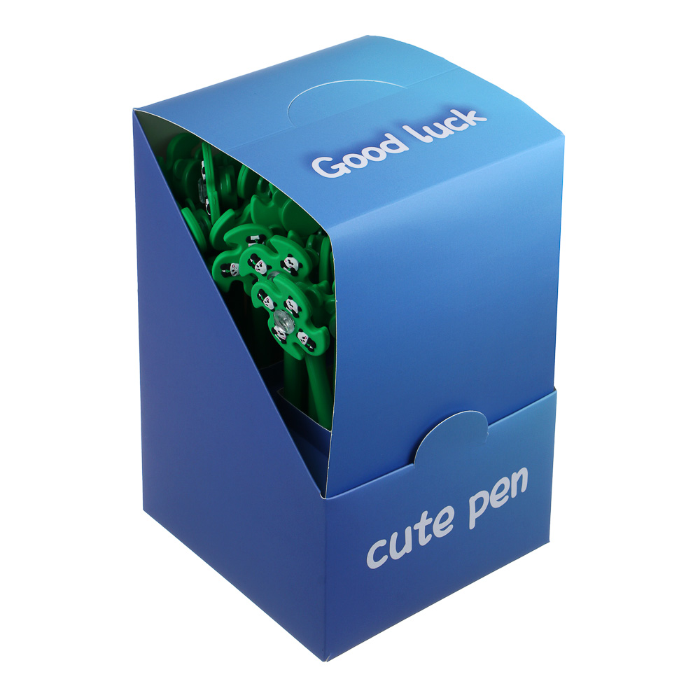 Ручка шариковая синяя, "Панда" антистресс со спиннером, шоу-бокс, арт.№ 591-272