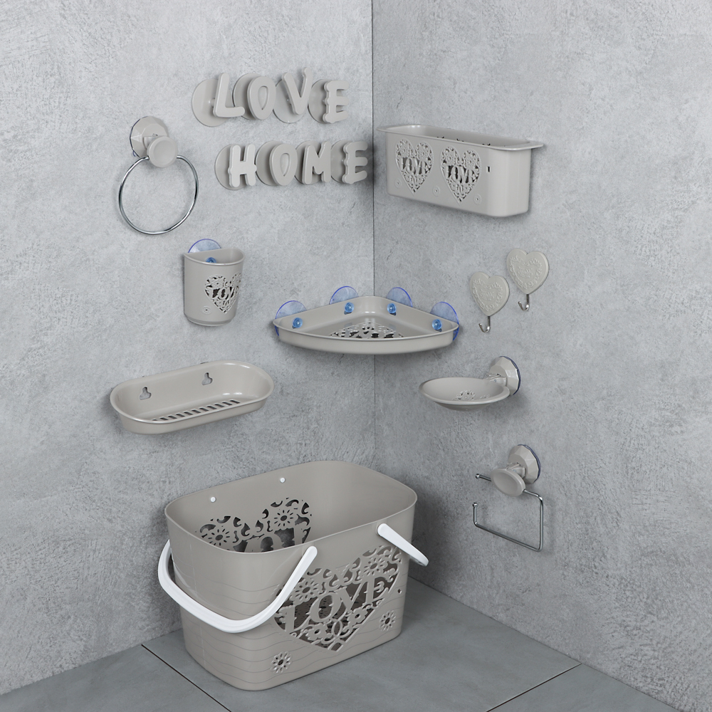 VETTA Love Держатель для туалетной бумаги с вакуумным креплением, 2 цвета, арт.№ 478-133