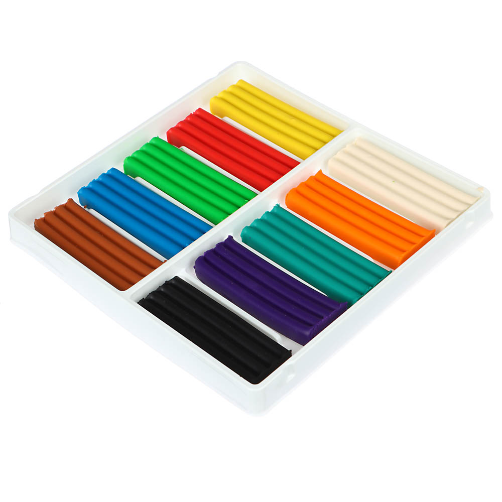 ЛУЧ Пластилин "ZOO", 10 цветов, 150 грамм, в картонной коробке, 29С 1721-08, арт.№ 239-067