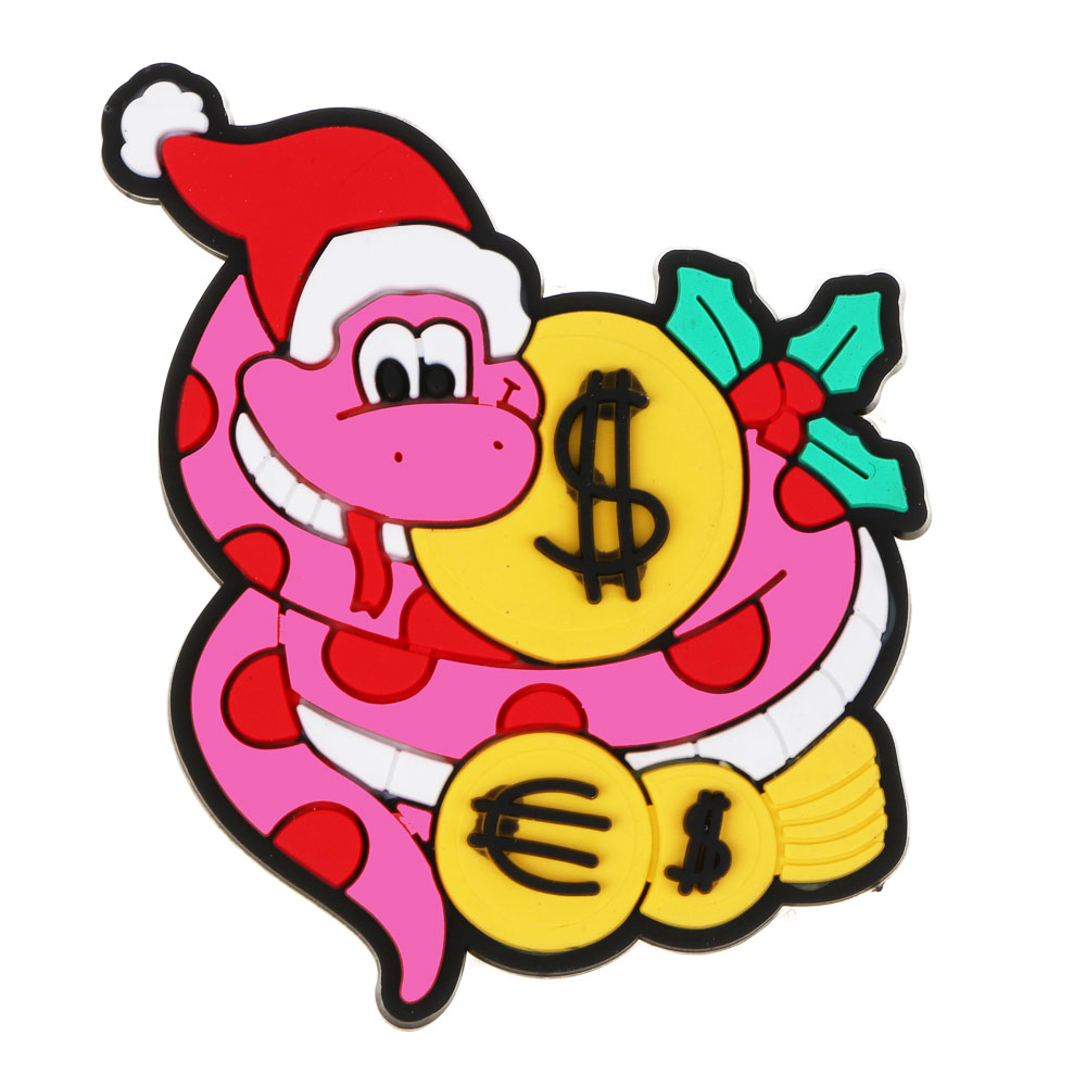 СНОУ БУМ Магнит Символ Года, ПВХ, 6х0,5х5 см, 12 дизайнов, арт.№ 705-009