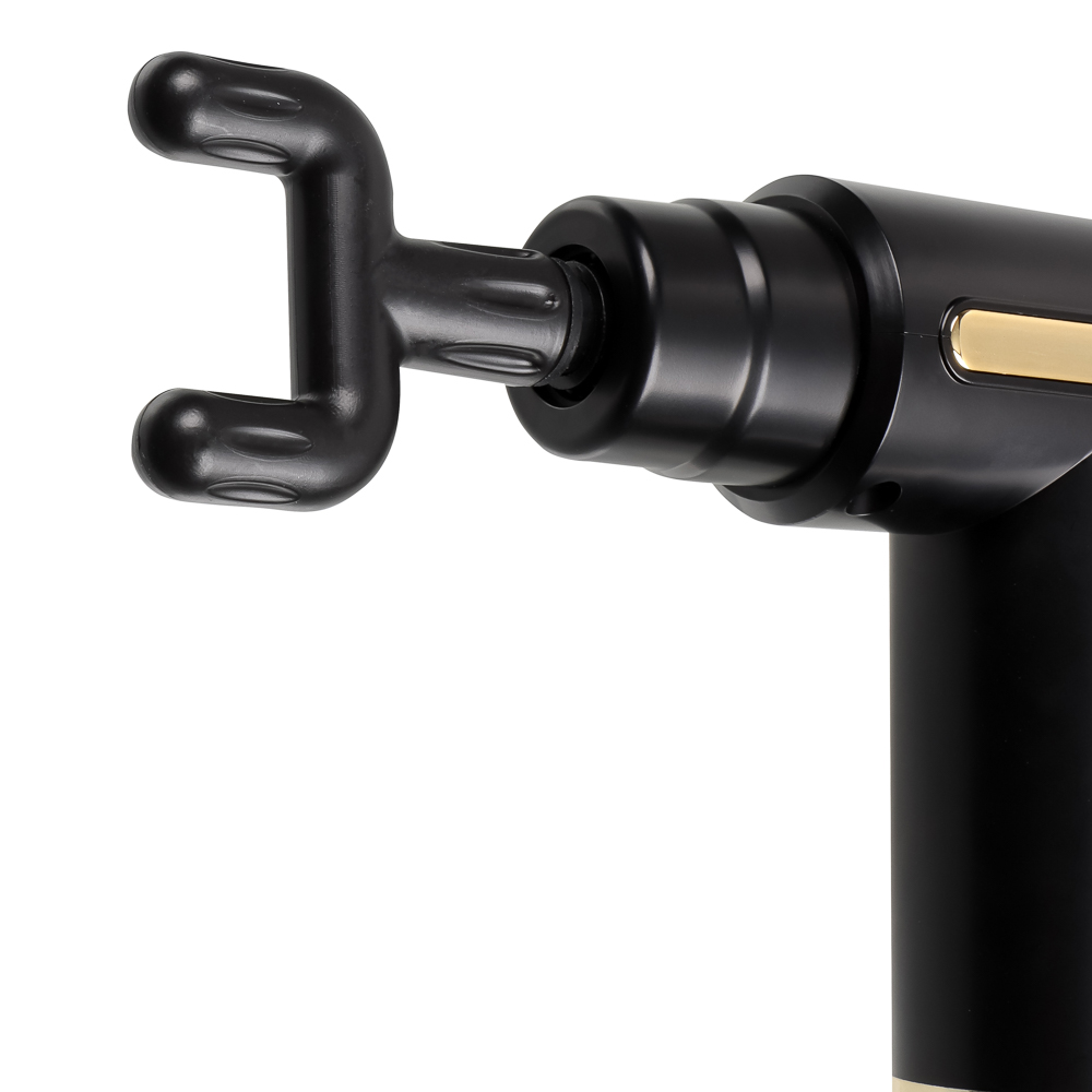 LEBEN Массажёр перкуссионный, 6 режимов, 1200мАч, чёрный, арт.№ 263-034