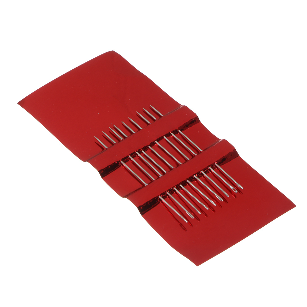 Набор швейных принадлежностей в круглом корпусе, d8,5х4,5см, 21 предмет, 2 дизайна, арт.№ 308-409