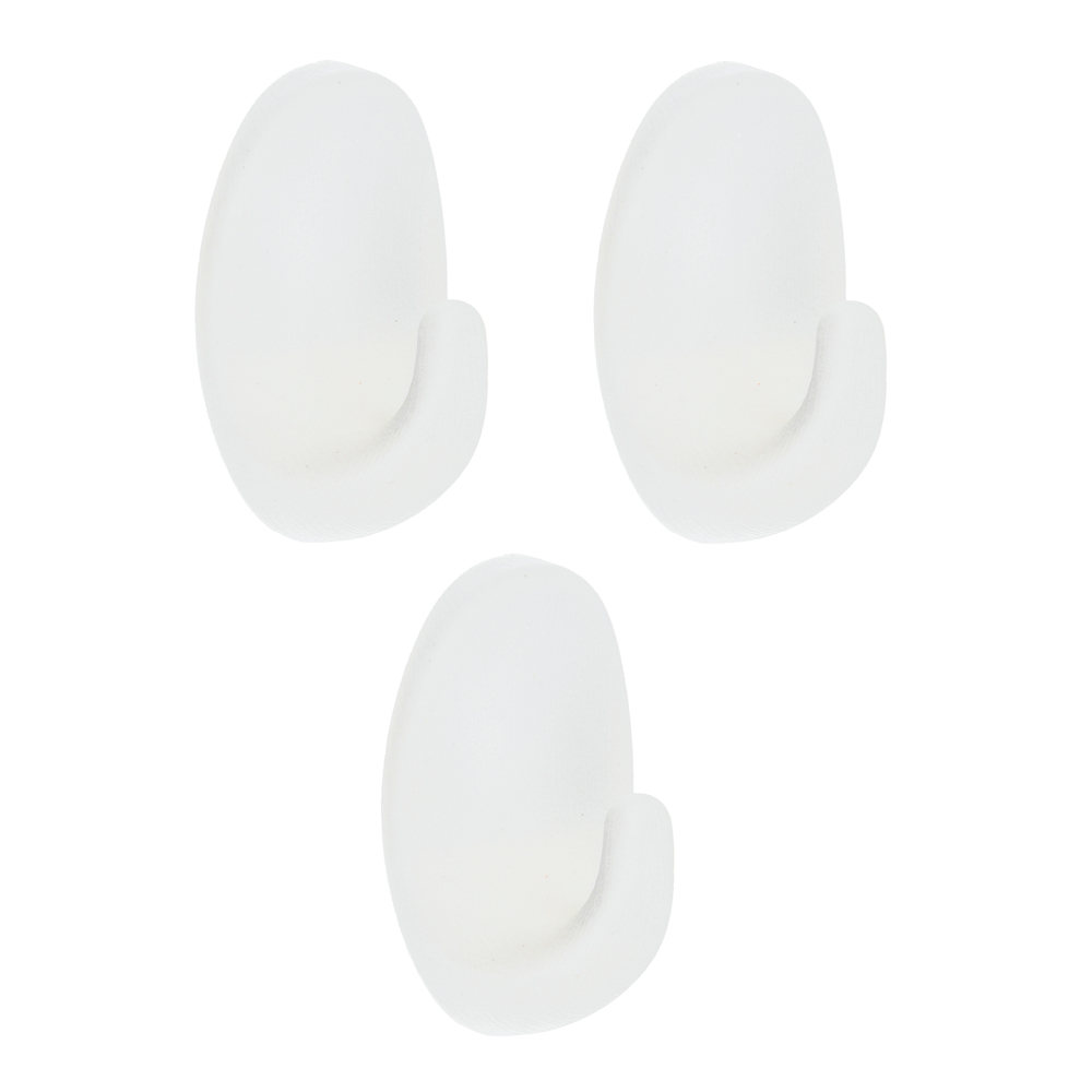 Крючки самоклеящиеся тм VETTA, пластик, 3 цвета, 3шт, арт.№ 440-022