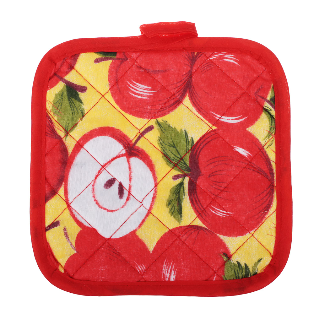 Прихватка, 100% полиэстер, 16,5х17см, 4 дизайна, арт.№ 493-093