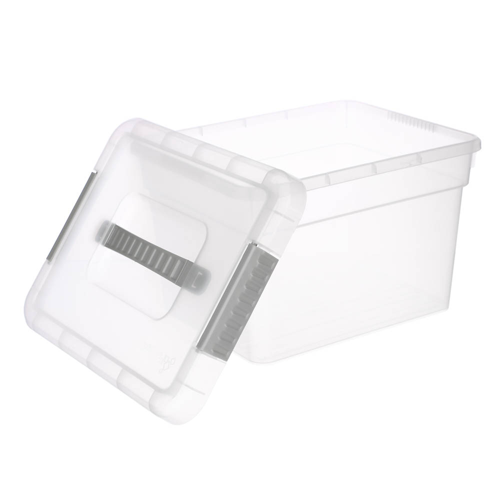 Контейнер для хранения на защелках с ручкой, 25х20х16см 5л, арт.№ 457-669
