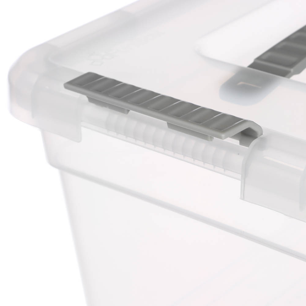 Контейнер для хранения на защелках с ручкой, 25х20х16см 5л, арт.№ 457-669