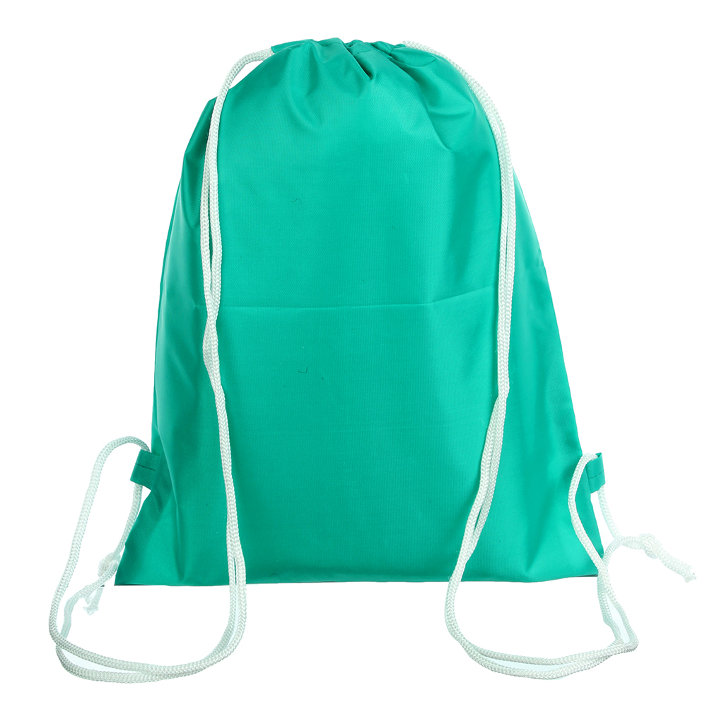 Мешок для сменной обуви на завязках 34,8x41,5 см, однотонный с рисунком, 5 цветов, полиэстер, арт.№ 583-194