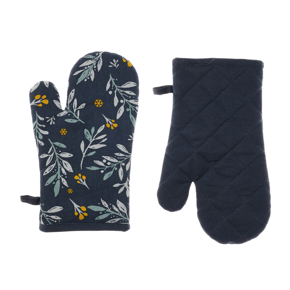 PROVANCE Ноэль Прихватка-варежка, 100% хлопок, 18х29см, синий, арт.№ 492-152