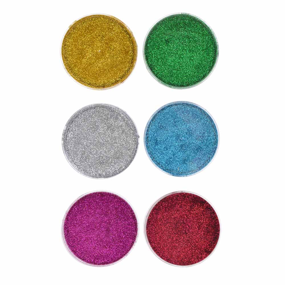 Лизун твердый с блестками 50гр., полимер, 7х7х2см, 6 цветов, арт.№ 218-015