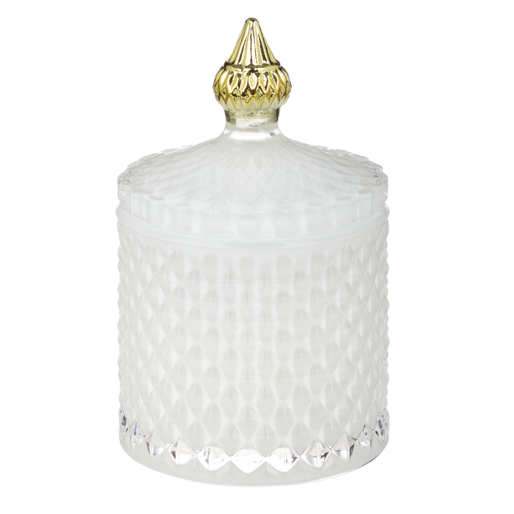 NEW GALAXY Свеча ароматизированная Blaсk&White 160гр. wood sage, white flower, bluebell, pear, арт.№ 778-166