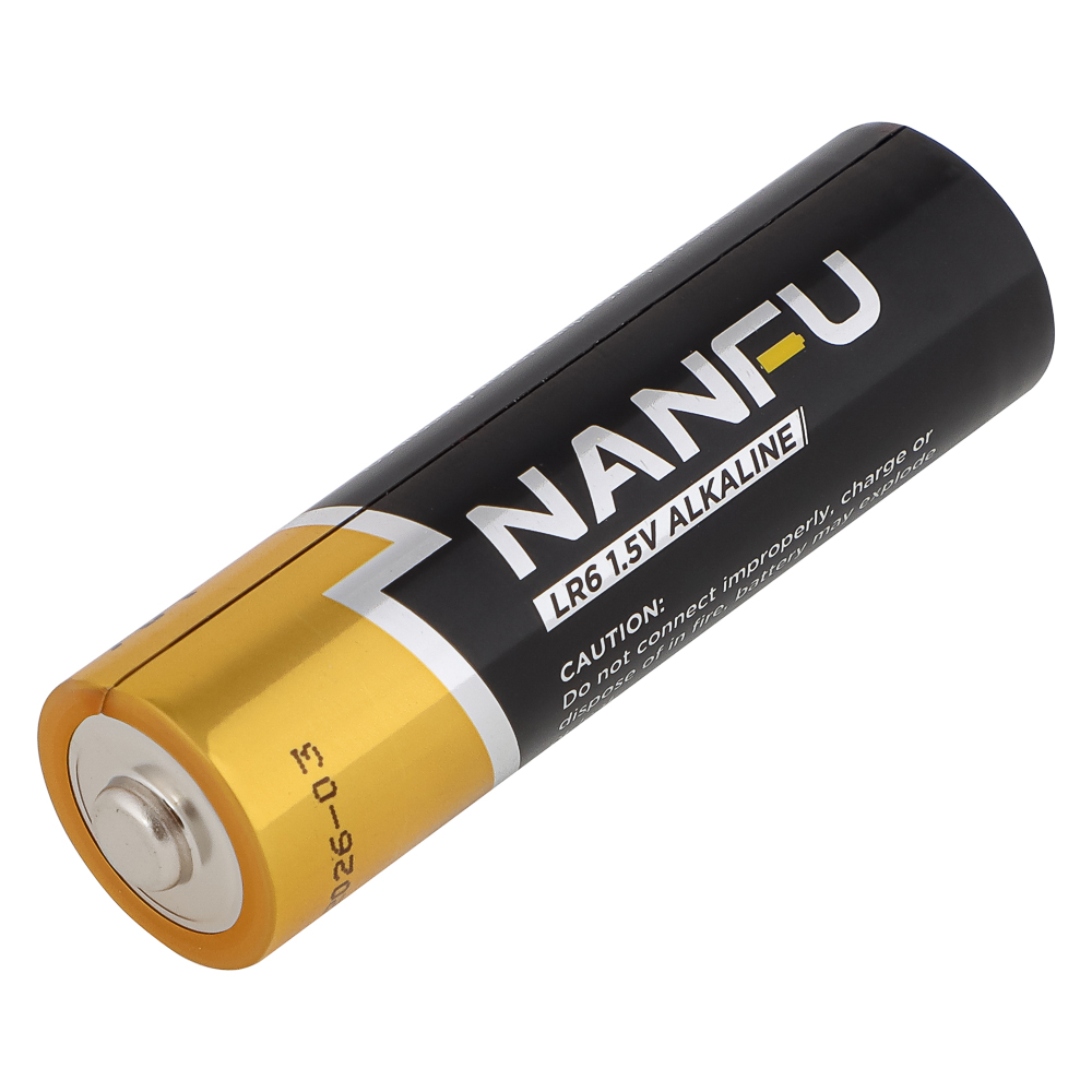Батарейки AA Nanfu (LR6) 4шт в блистере, щелочные 1.5В, высокой ёмкости, арт.№ 917-136