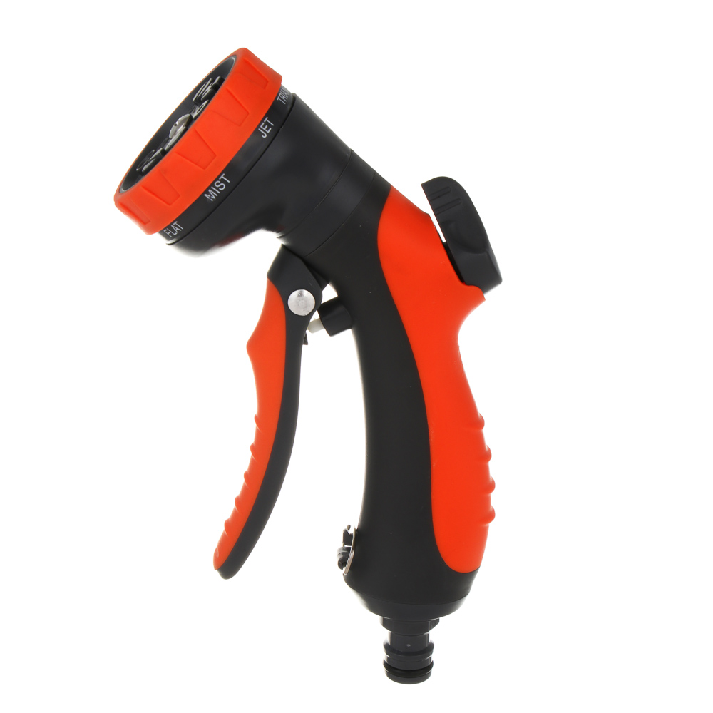 INBLOOM Набор садовый для полива (пистолет 8 реж- 1шт., 1/2" коннектор 2шт., 1/2"-3/4" штуцер-1шт.),, арт.№ 161-021