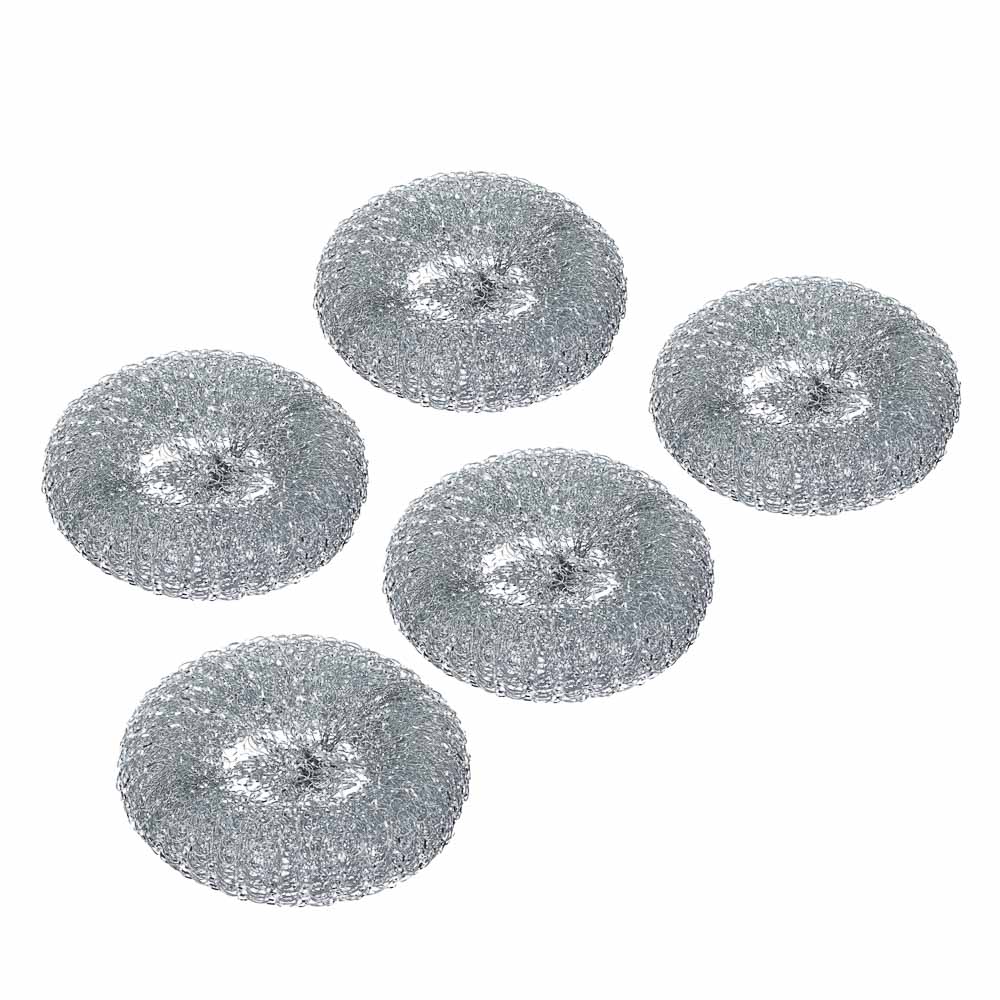 Губки для мытья посуды тм VETTA, 5шт, металл 20г, арт.№ 441-112