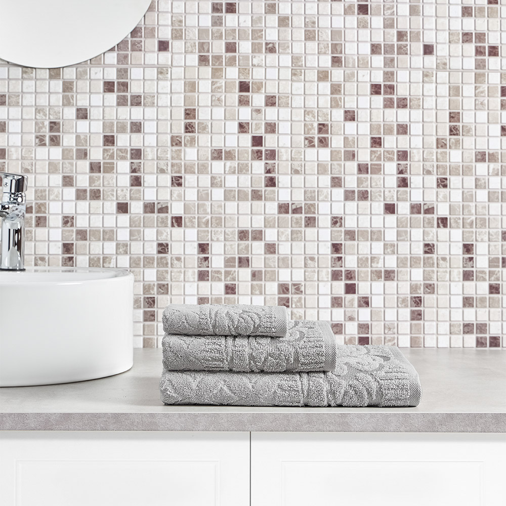 PROVANCE Фрэя Полотенце махровое, 100% хлопок, 70х130см, 465гр/м, серый, арт.№ 484-157