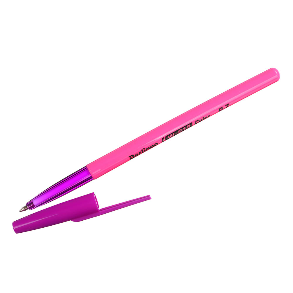 Ручка шариковая "W-219 Колор" синяя, 0,7мм, пластик, 4 цвета корпуса, CBp_70912, арт.№ 627-126