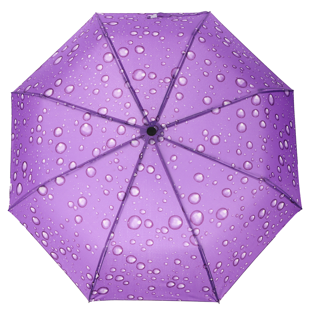 Зонт универсальный, автомат, металл, пластик, эпонж, d96см, 8 спиц, 4 цвета, А2024-2, арт.№ 302-018