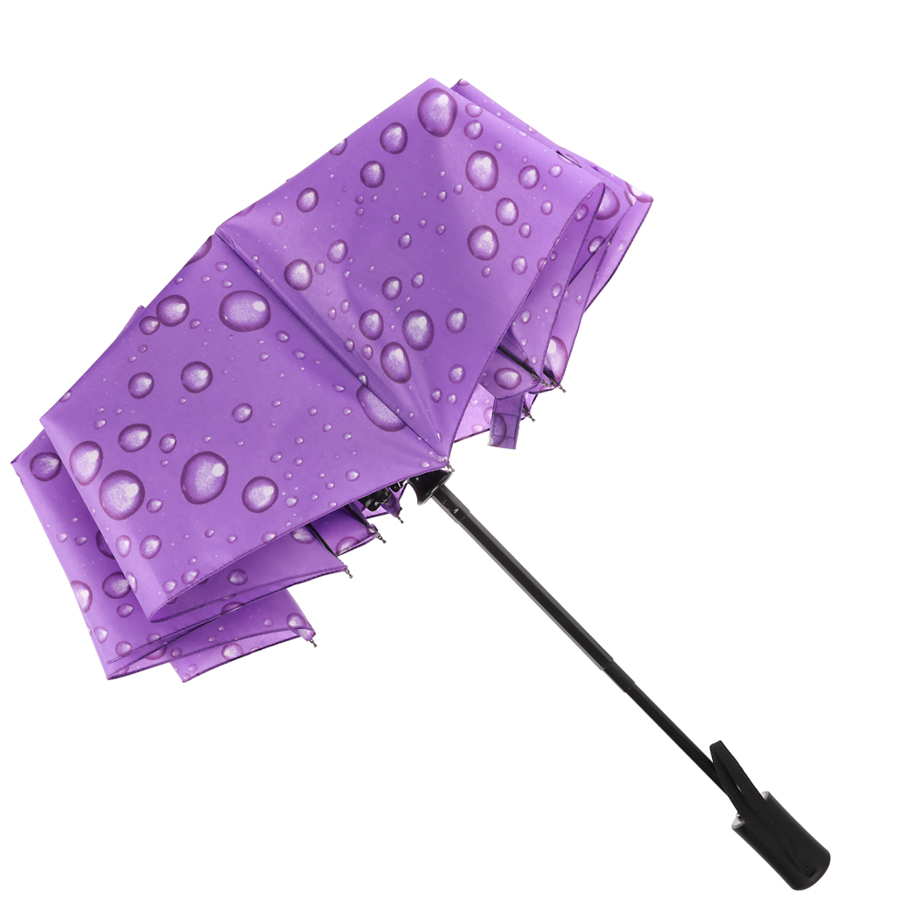 Зонт универсальный, автомат, металл, пластик, эпонж, d96см, 8 спиц, 4 цвета, А2024-2, арт.№ 302-018