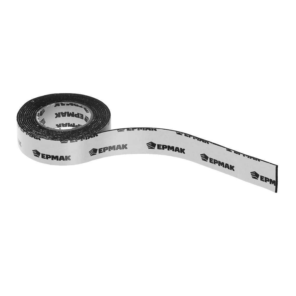 ЕРМАК Лента клеящая монтажная 2-х сторонняя, для АВТО, 30мм x 5м черная, арт.№ 472-020