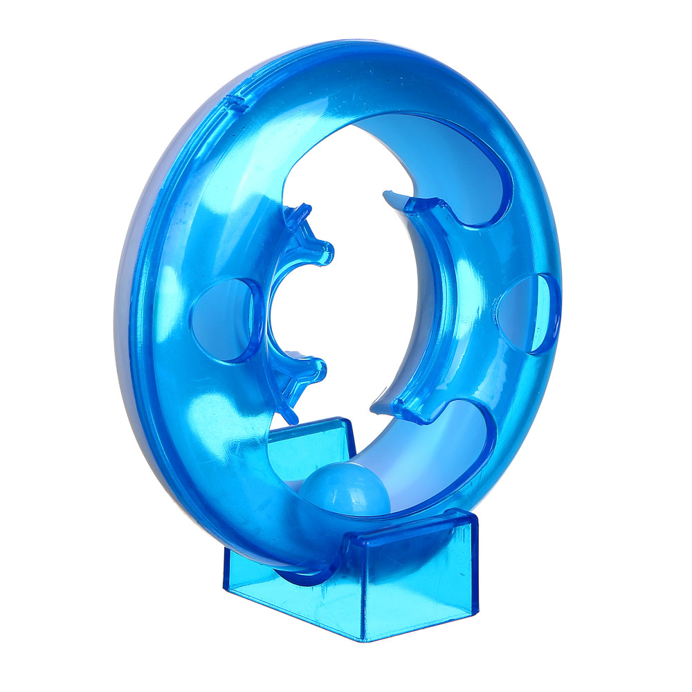 ИГРОЛЕНД Головоломка шар в кольце, ABS, 15,2х10,9см, 4 дизайна, арт.№ 214-045